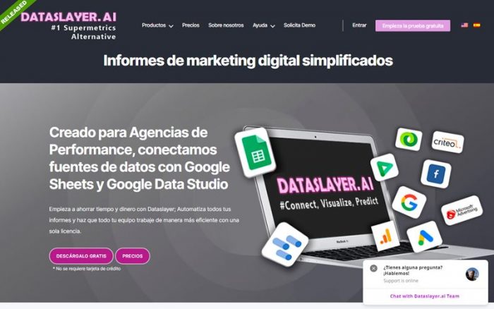 Dataslayer Descarga Datos