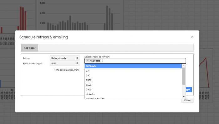 Dataslayer Automatizar Refresco